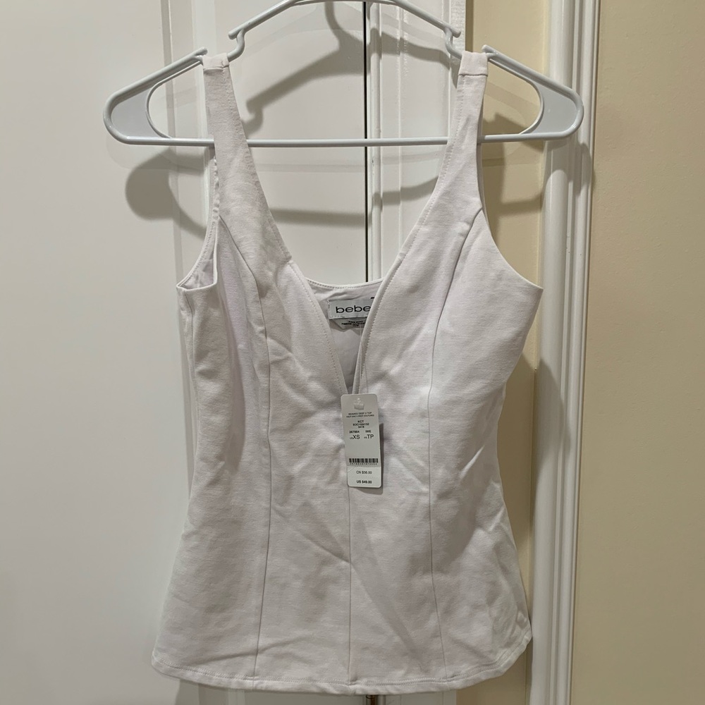 Bebe white top